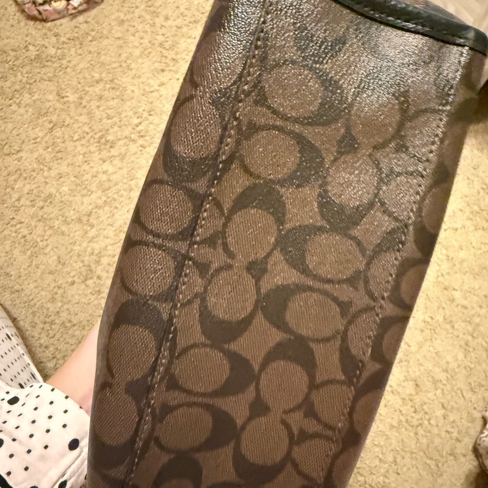 Coach Mini Bennett Brown and Black Satchel Bag - Picture 4 of 9